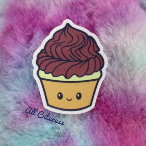 Other - Kawaii Cupcake Sticker